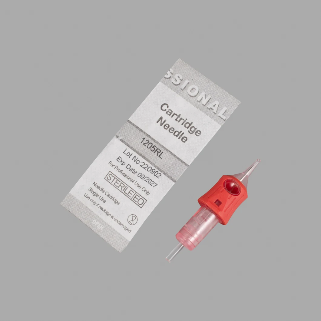 Red Color 1215RM Disposable Tattoo Needle Cartridges