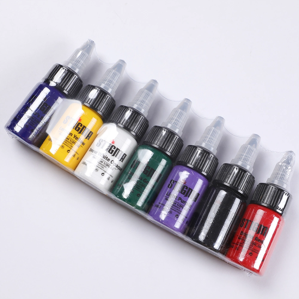 High Quality 7colors Tattoo Ink for Body Artist Tattoo Machine Tattoo Pigment Set