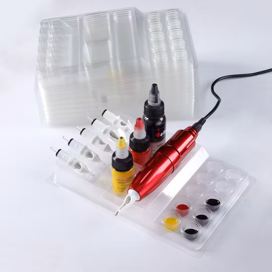 Accessoires d'encre de tatouage jetables en usine (IC-02)
