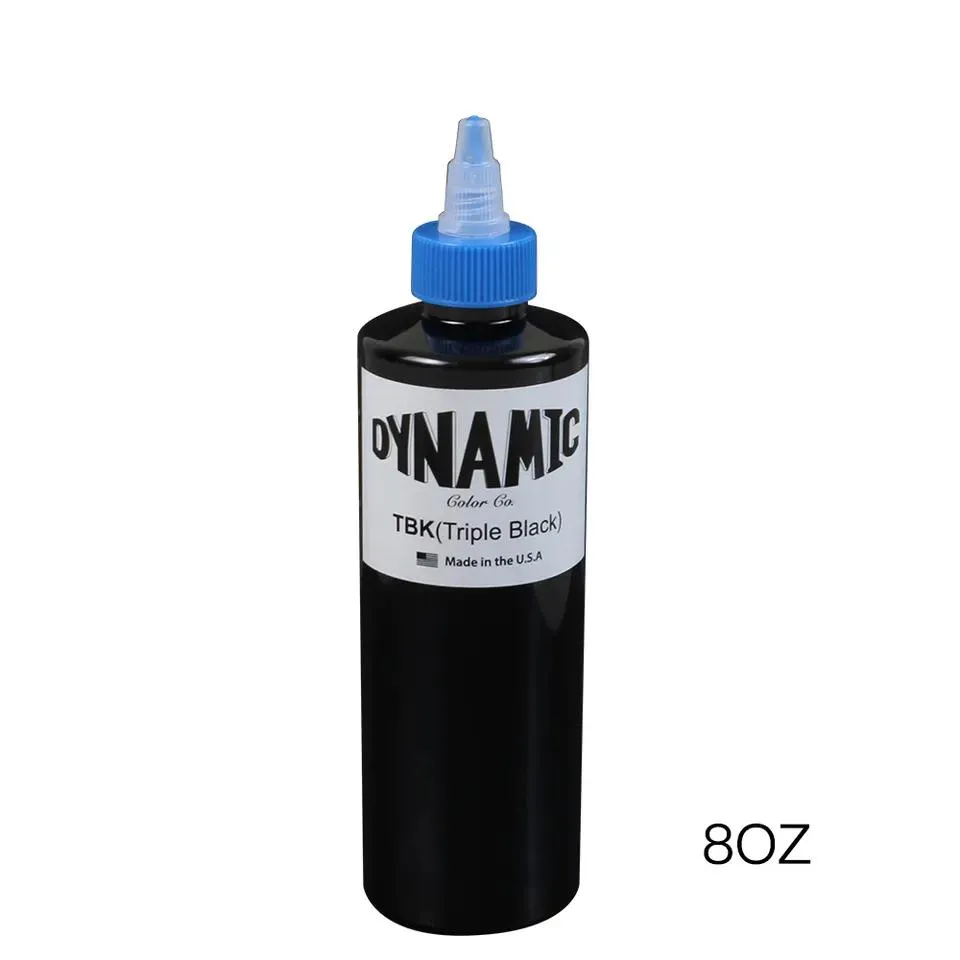 La plus nouvelle encre de tatouage noire triple dynamique originale pour le corps de tatouage