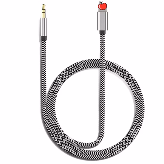 Câble d'alimentation stéréo Kolorapus 3,5 mm vers 2 RCA Audio AV Lotus Head Audio