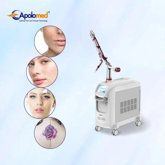 Équipement médical de retrait de tatouage Pico Laser Acné Cicatrice Anti-rides Machine de retrait de tatouage de cheveux indolore Stylo laser Picosecond ND YAG avec la dernière technologie